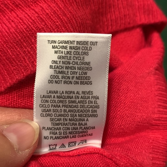 NWOT Basic Editions Sparkly Sweater size Large - Picture 6 of 7